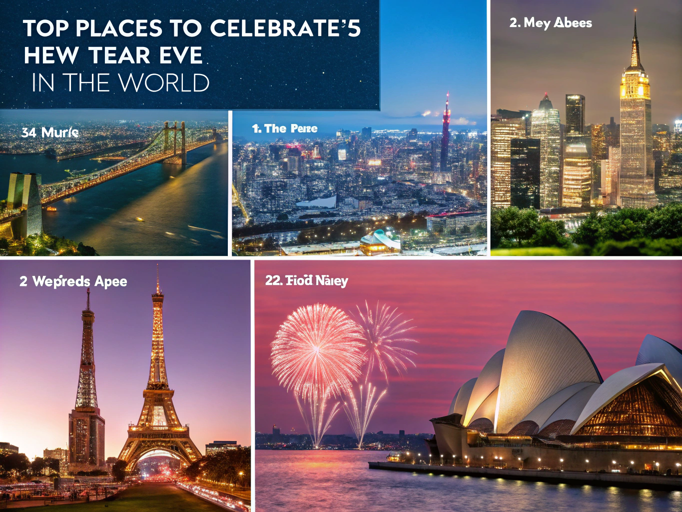 Top 24 Places to Celebrate New Year's Eve Around the World 2025