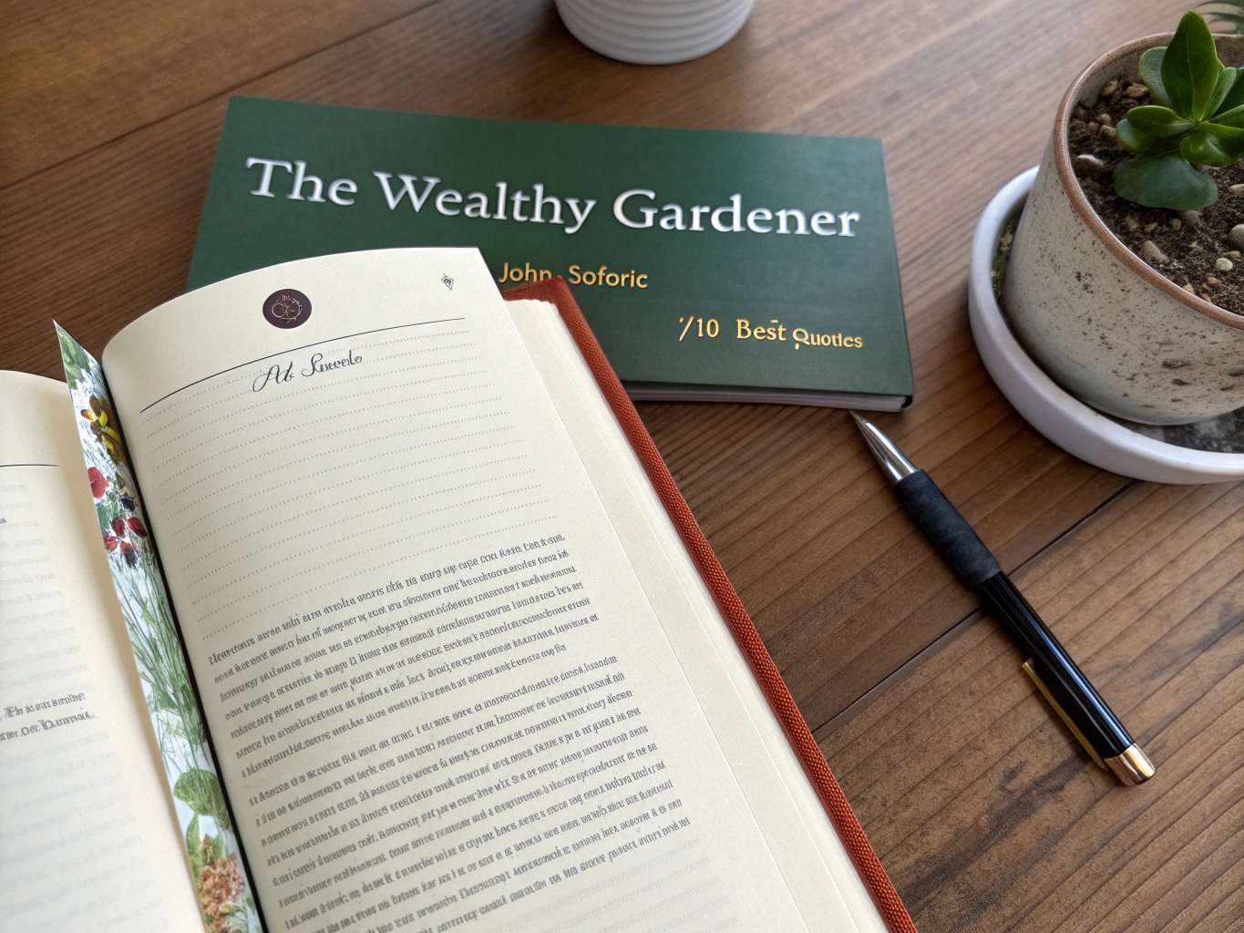 110 Best Quotes from The Wealthy Gardener (John Soforic)