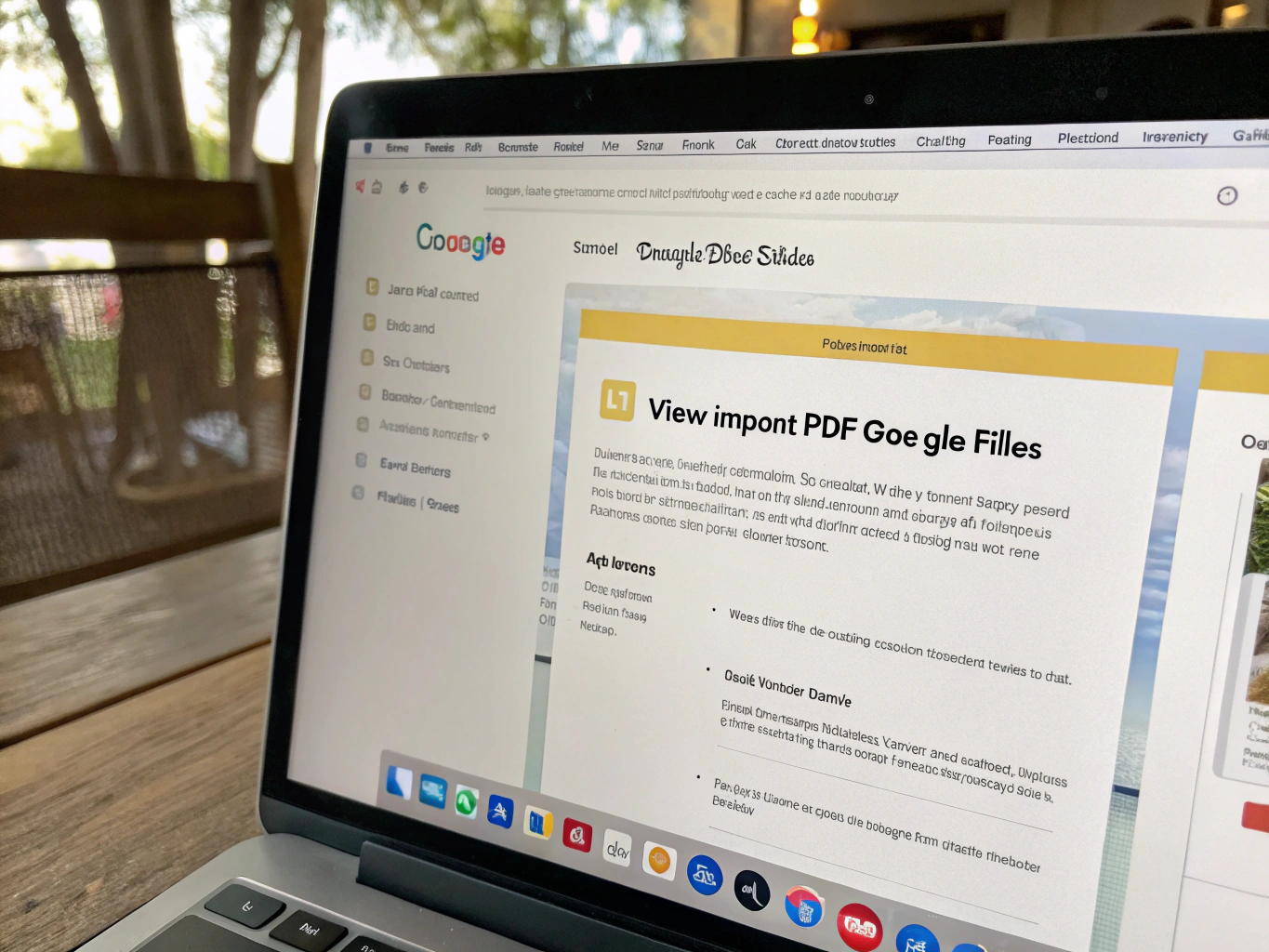 Can I Open a PDF with Google Slides?