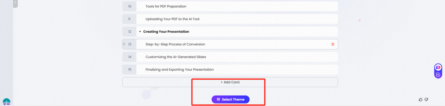 Step 4: Choose a Theme