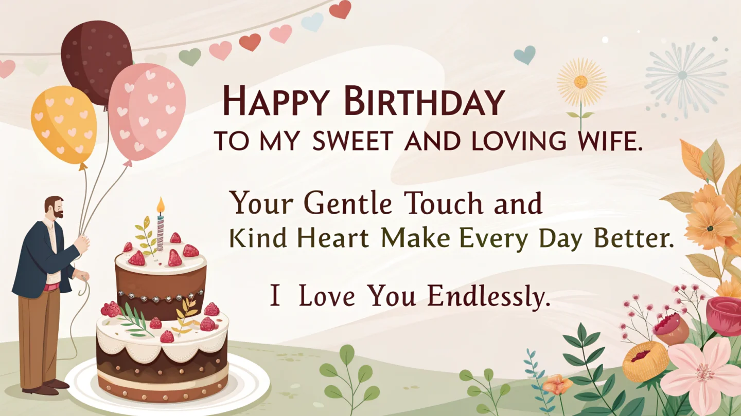 3. Sweet Birthday Wishes for Your Wife