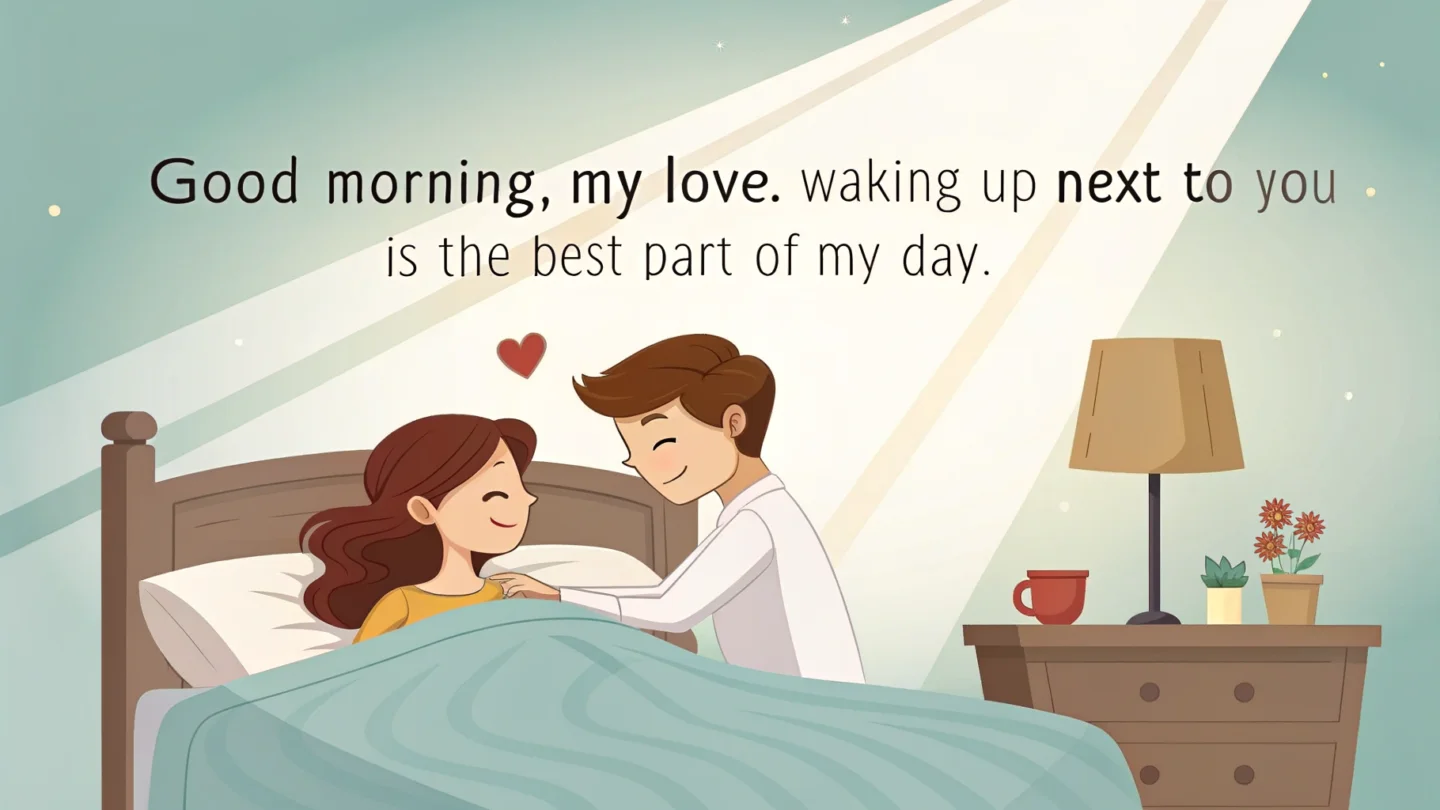 1. Romantic Good Morning Messages for Your Wife