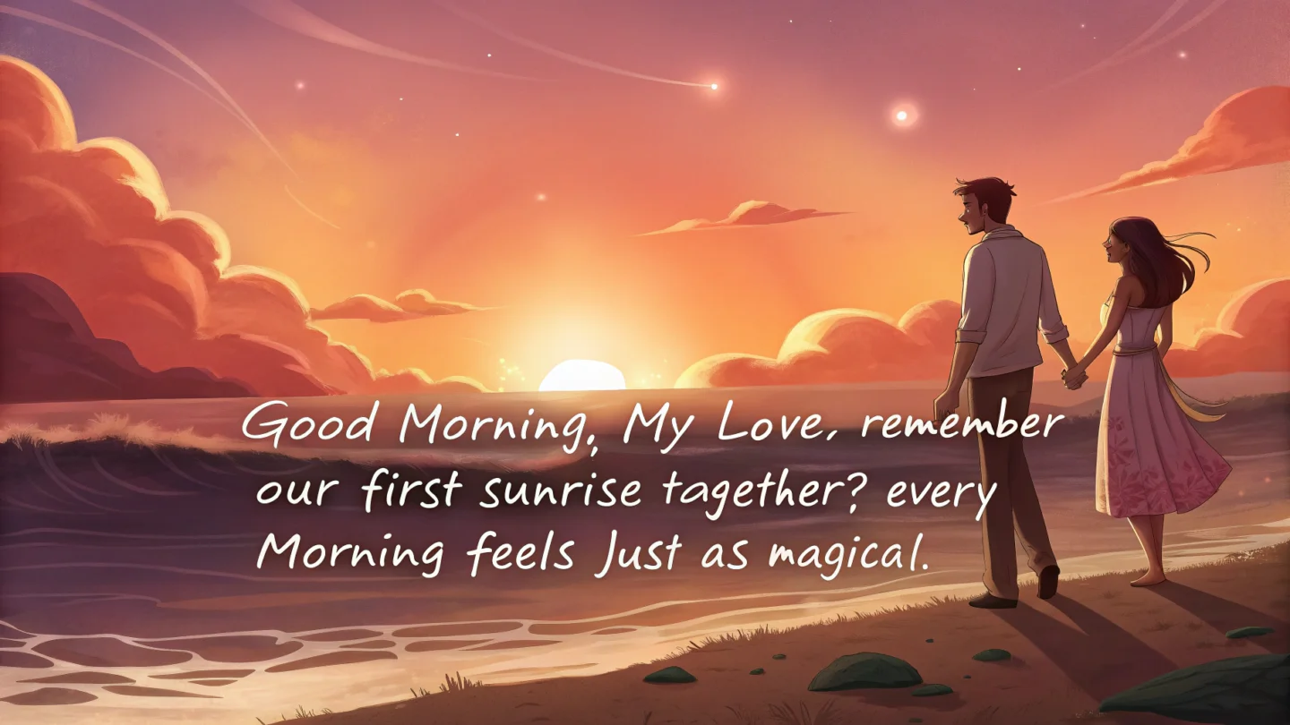 12. Good Morning Messages Using Special Memories and Inside Jokes