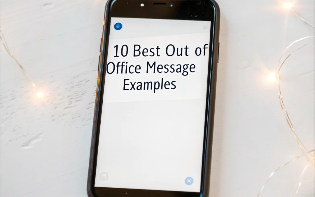 10 Best Out of Office Message Examples