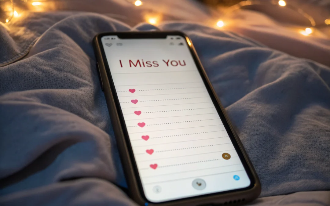 50 Heartfelt I Miss You Messages for Long-Distance Connections