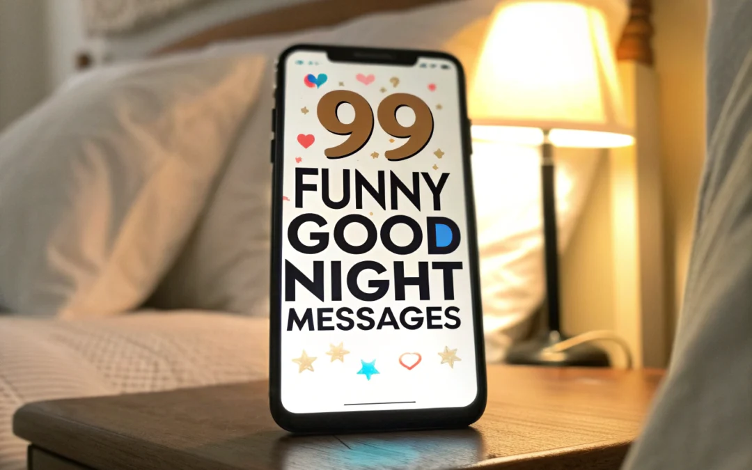 99 Funny Good Night Messages to Make Your Friends Smile All Night 2024