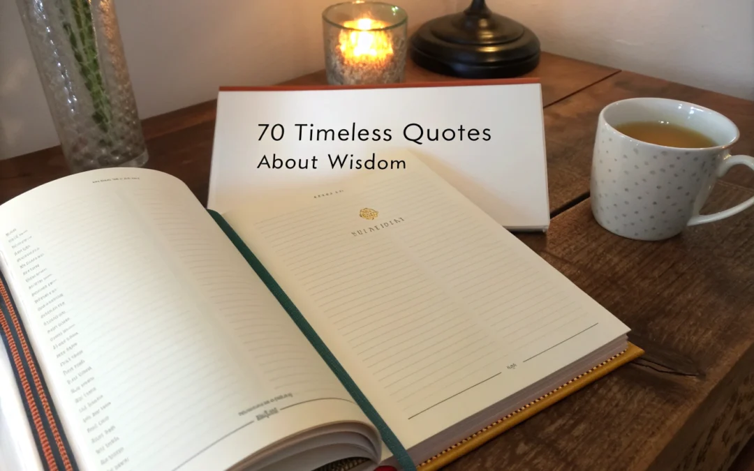 70 Timeless Quotes about Wisdom to Inspire Personal Growth and Self-Improvement