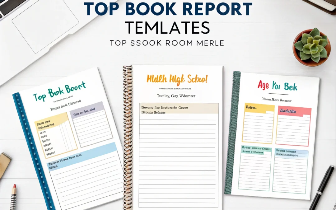 Top Book Report Templates for Elementary, Middle, and High School: Steps & 9 Templates