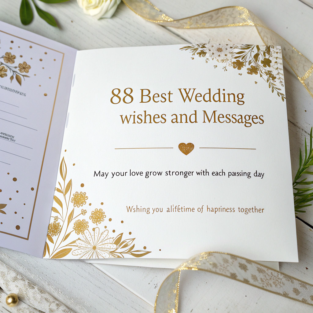 88 Best Wedding Wishes and Messages to Write in a Congratulations Card