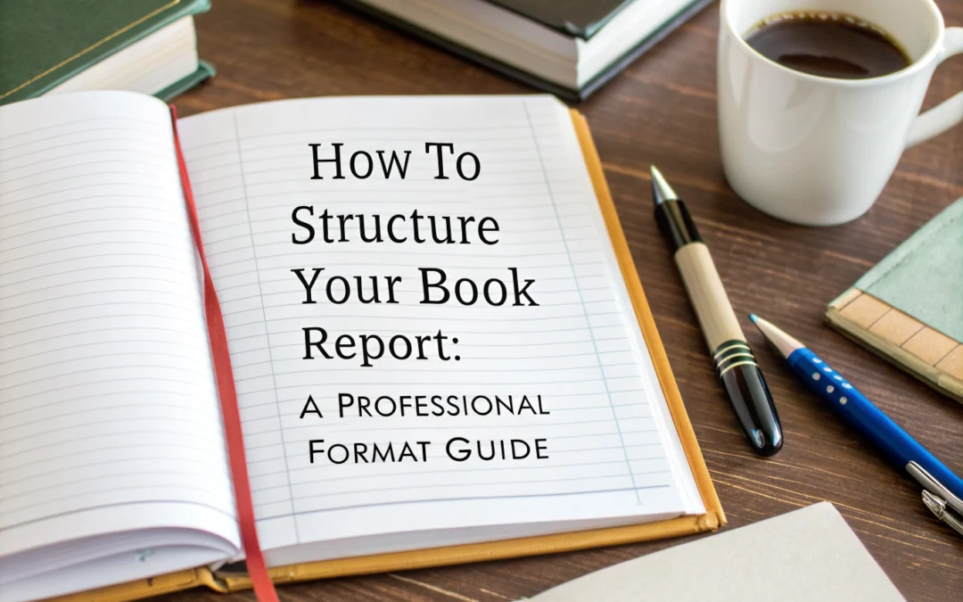 How to Structure Your Book Report: A Professional Format Guide