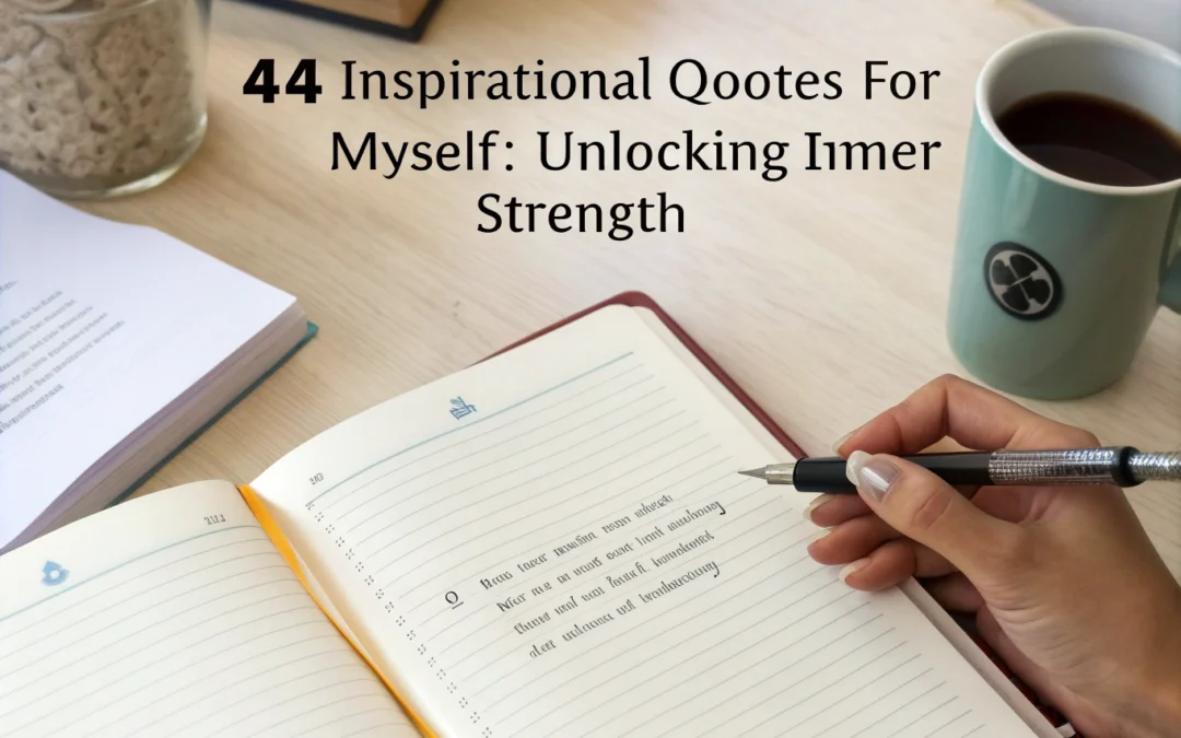 44 Inspirational Quotes for Myself: Unlocking Inner Strength 2024