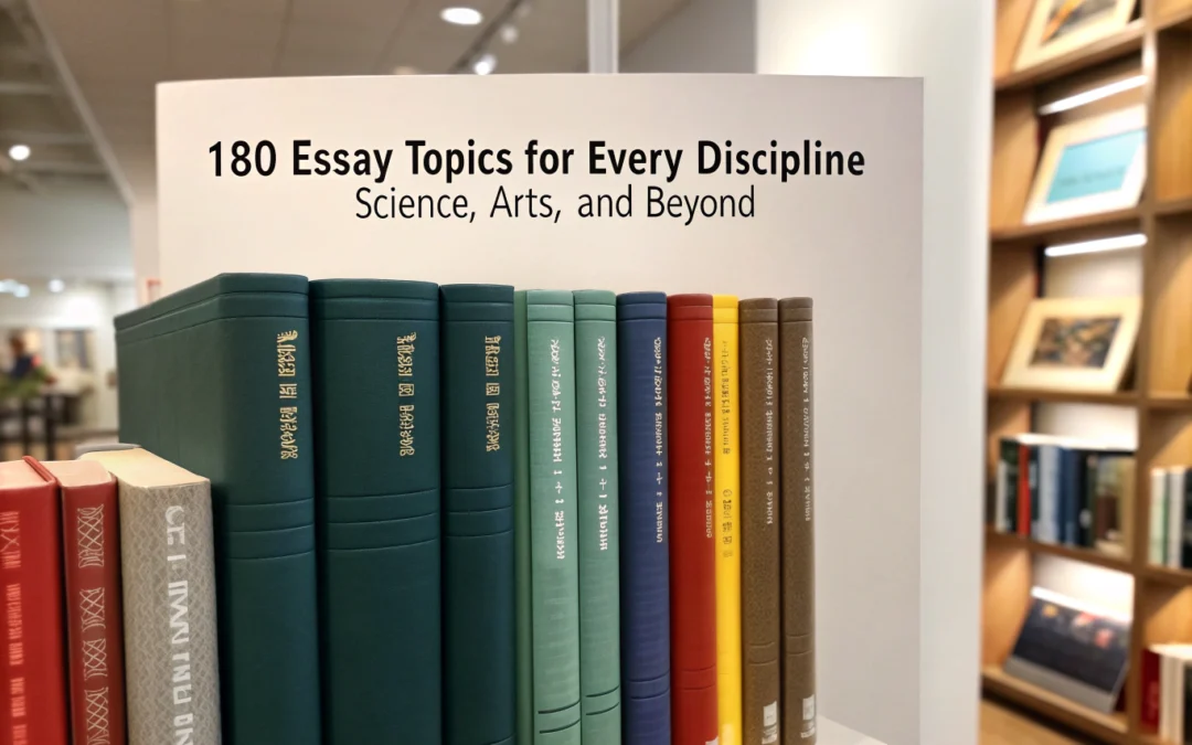 180 Essay Topics for Every Discipline: Science, Arts, and Beyond 2025