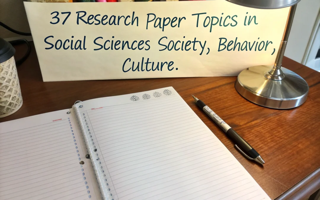 37 Research Paper Topics in Social Sciences: Exploring Society, Behavior, and Culture