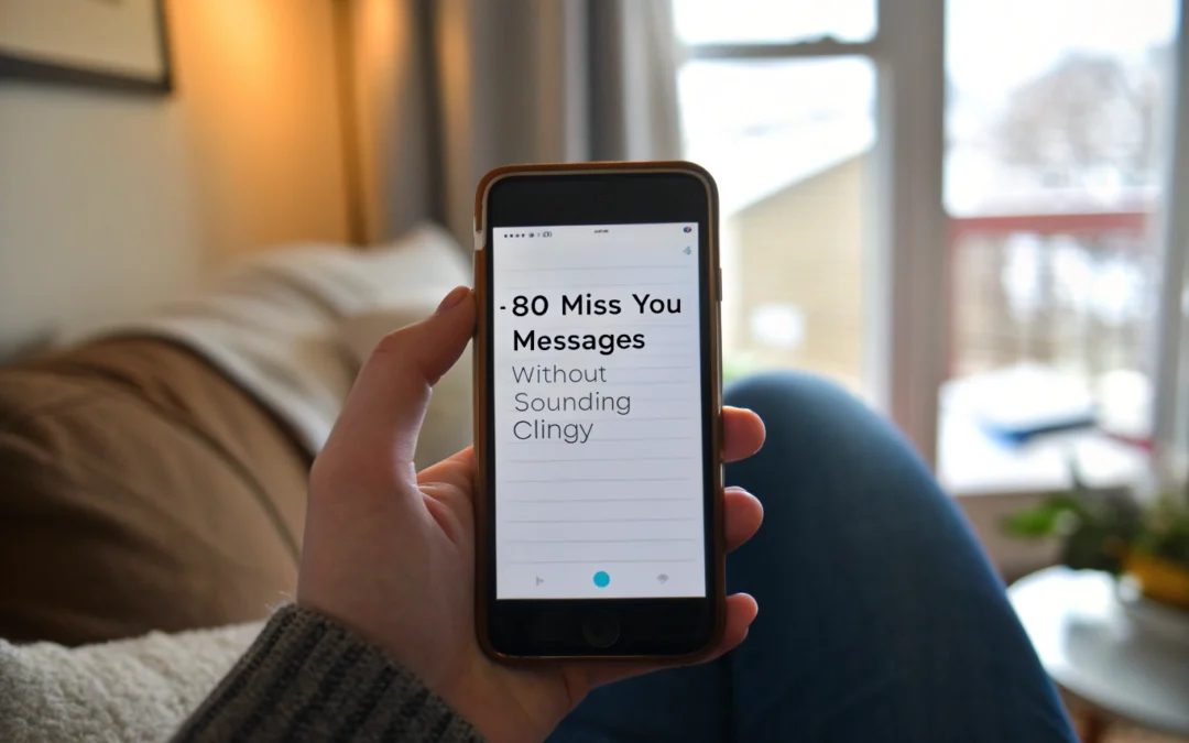 80 Miss You Messages Without Sounding Clingy and Tips 2025