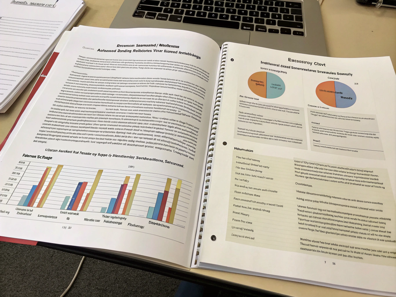 How does an academic report differ from an essay?