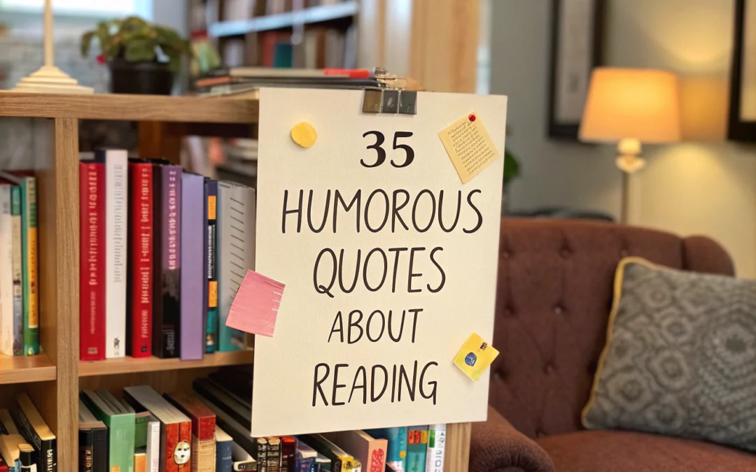 35 Hilarious Quotes About Reading to Make Book Lovers Laugh 2025