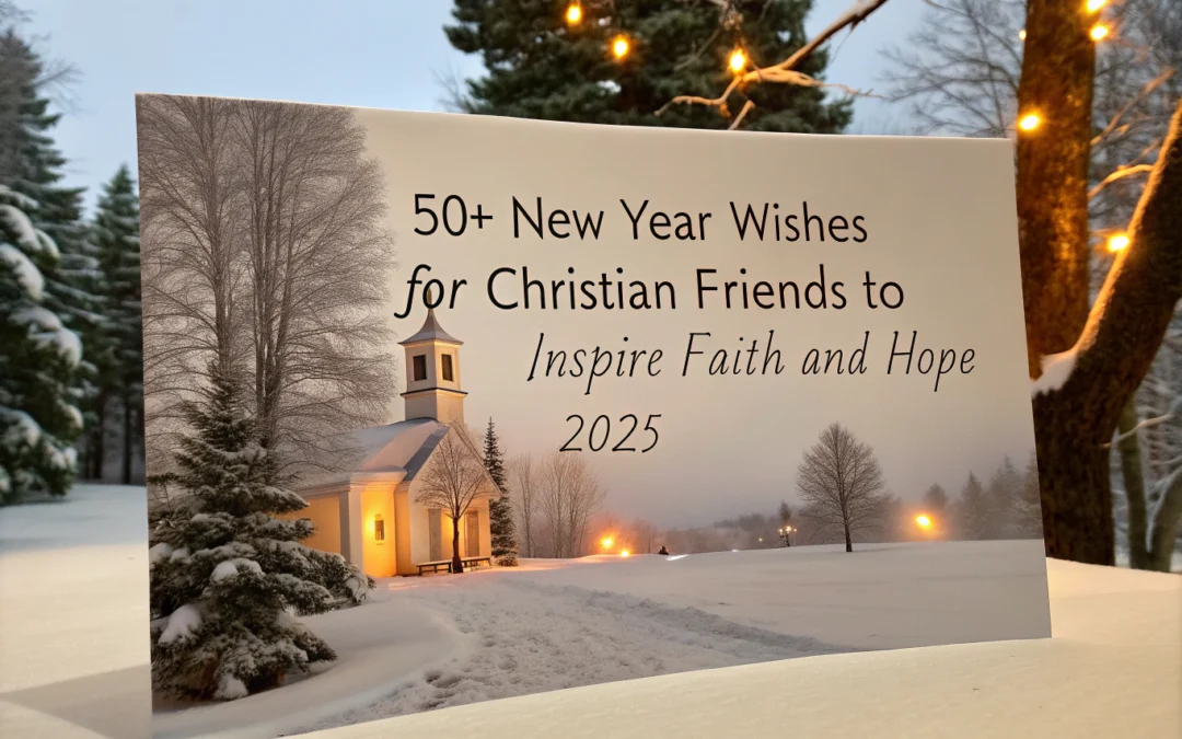 50+ New Year Wishes for Christian Friends to Inspire Faith and Hope 2025