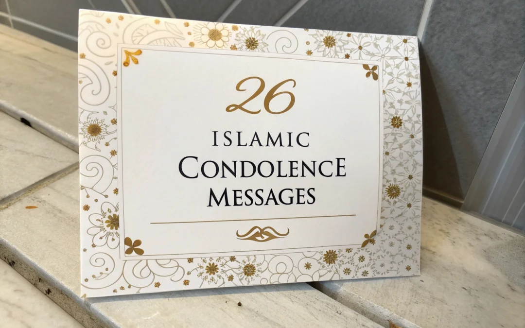 26 Islamic Condolence Messages to Offer Comfort and Prayers