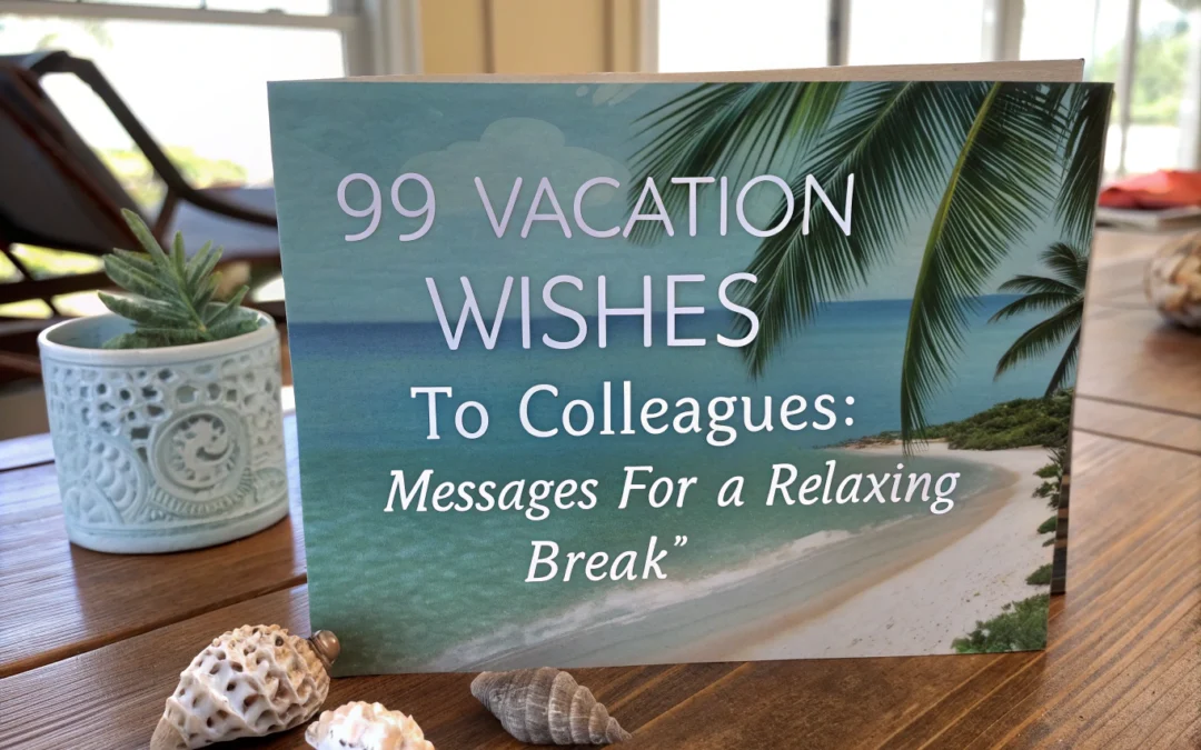 99 Vacation Wishes to Colleagues: Messages for a Relaxing Break