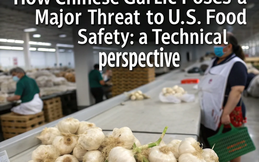 How Chinese Garlic Poses a Major Threat to U.S. Food Safety: A Technical Perspective