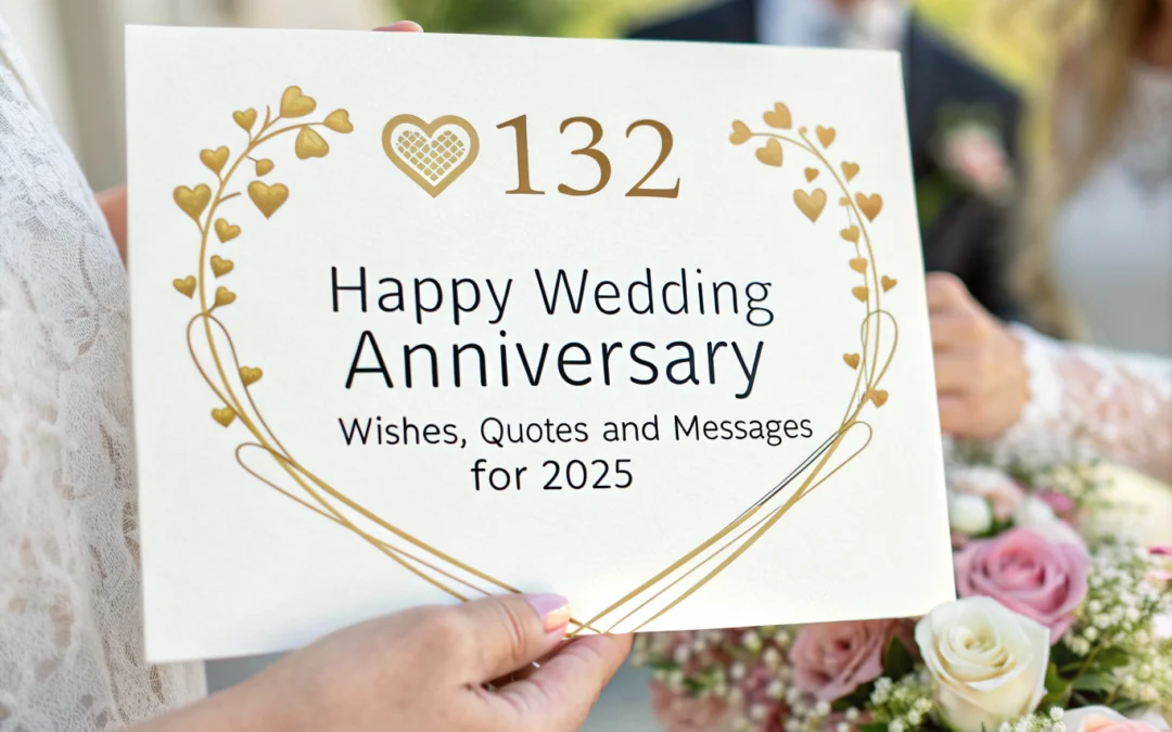 132 Happy Wedding Anniversary Wishes, Quotes and Messages for 2025