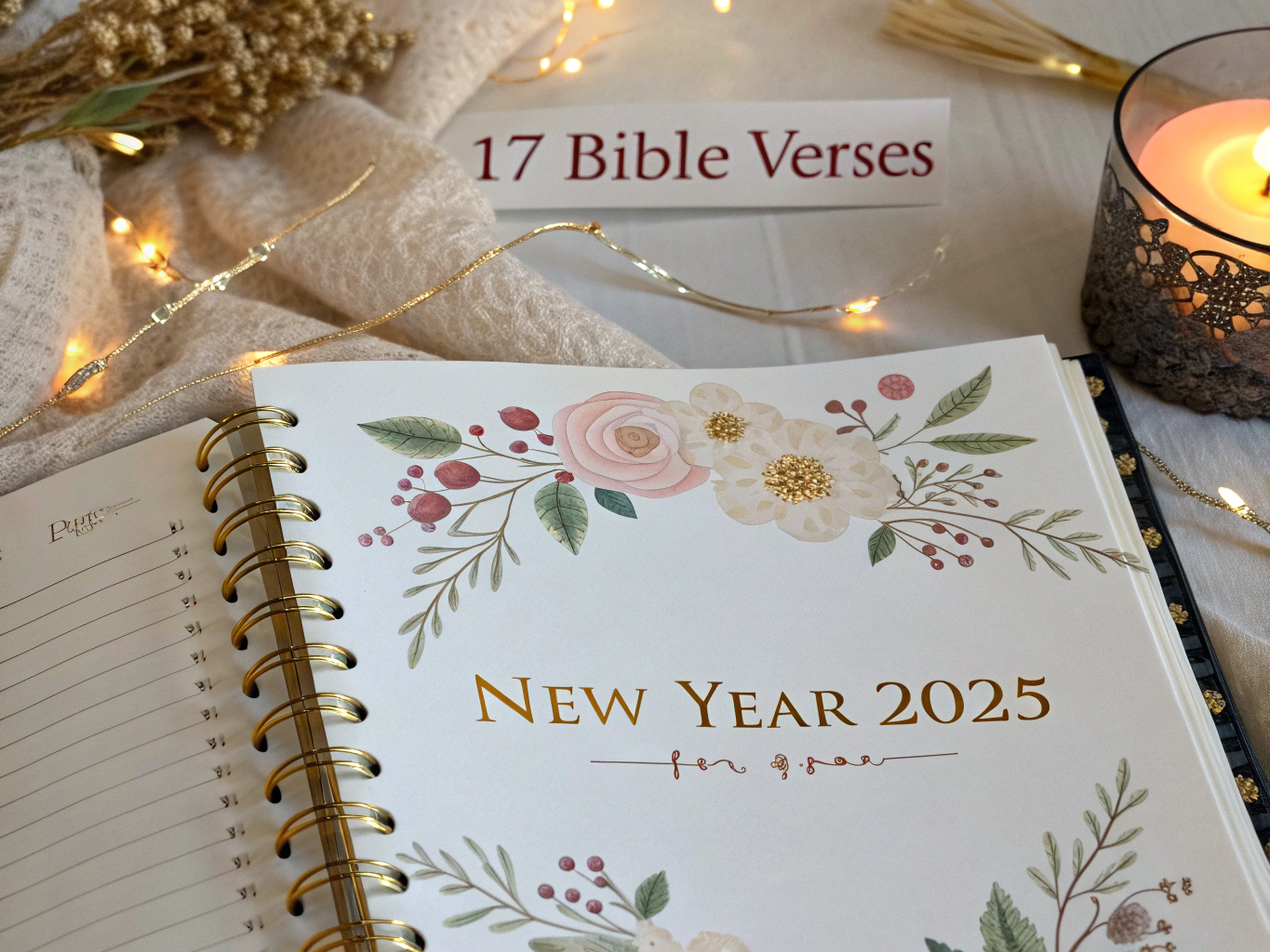 17 Reflection and Hope Bible Verses for the New Year 2025