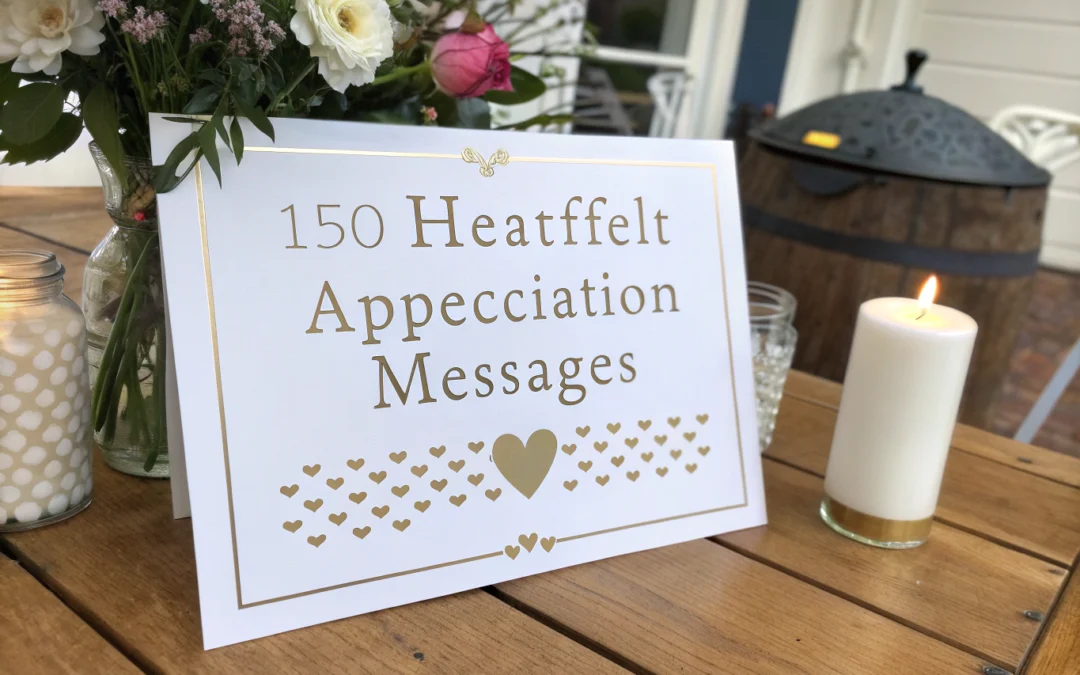 150 Heartfelt Appreciation Messages After a Funeral