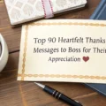 Top 90 Heartfelt Thanks Messages to Boss for Their Appreciation