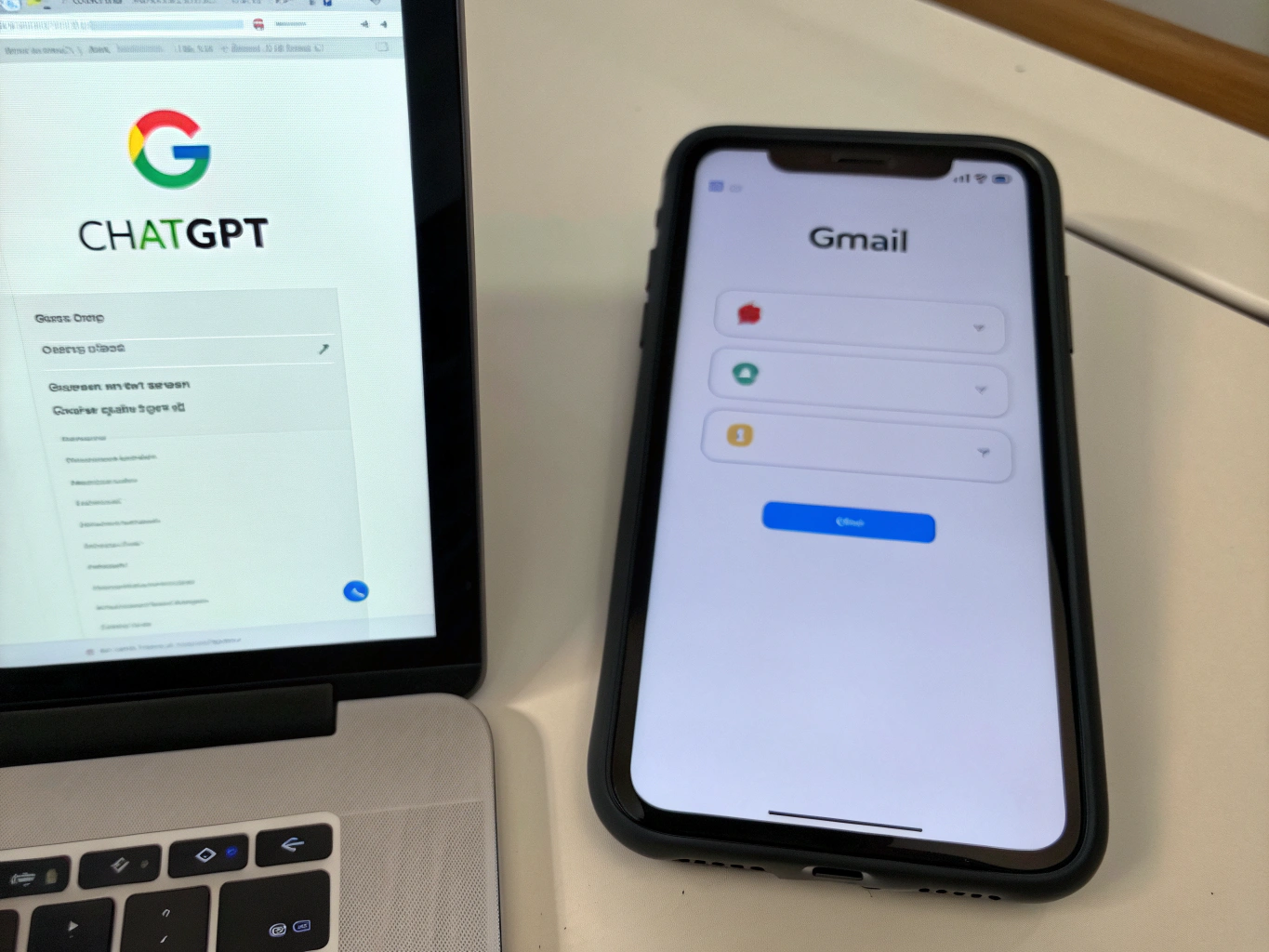 how to connect chat gpt from apple to gmail​