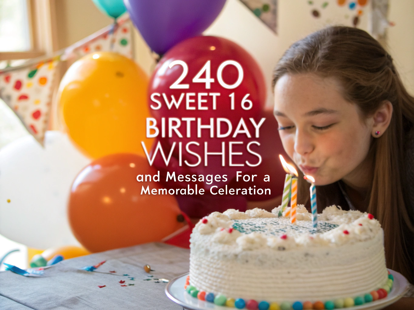 240 Sweet 16 Birthday Wishes and Messages for a Memorable Celebration