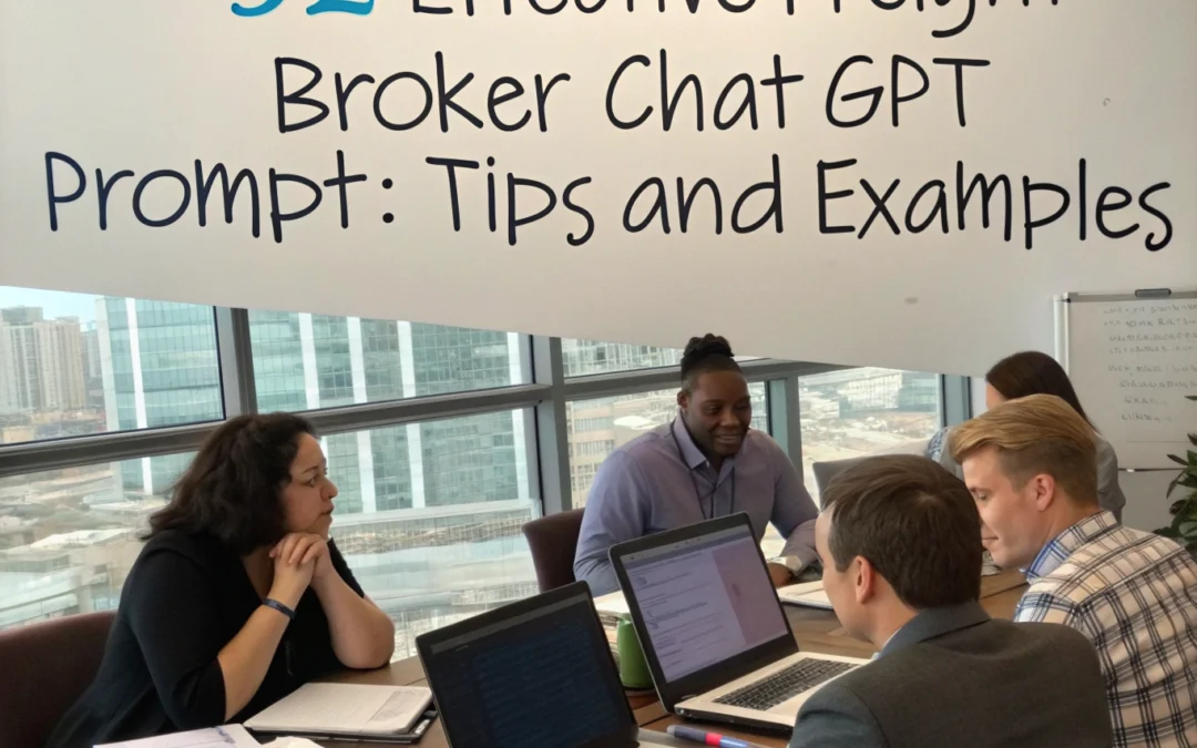 32 Effective Freight Broker Chat GPT Prompt: Tips and Examples