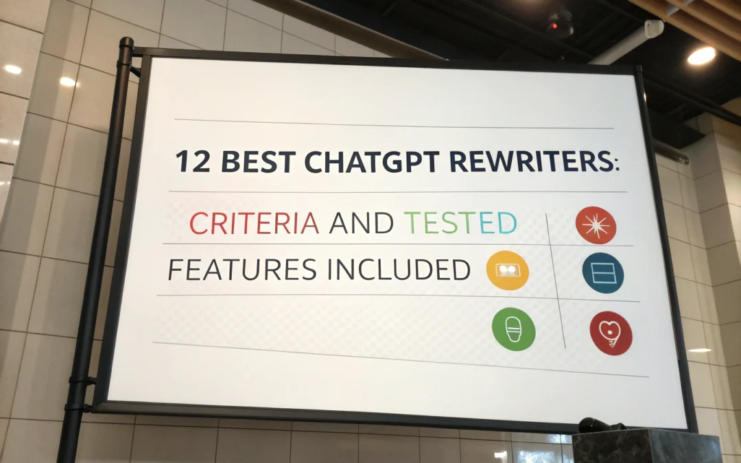 12 Best ChatGPT Rewriters (With Criteria and Tested Features)