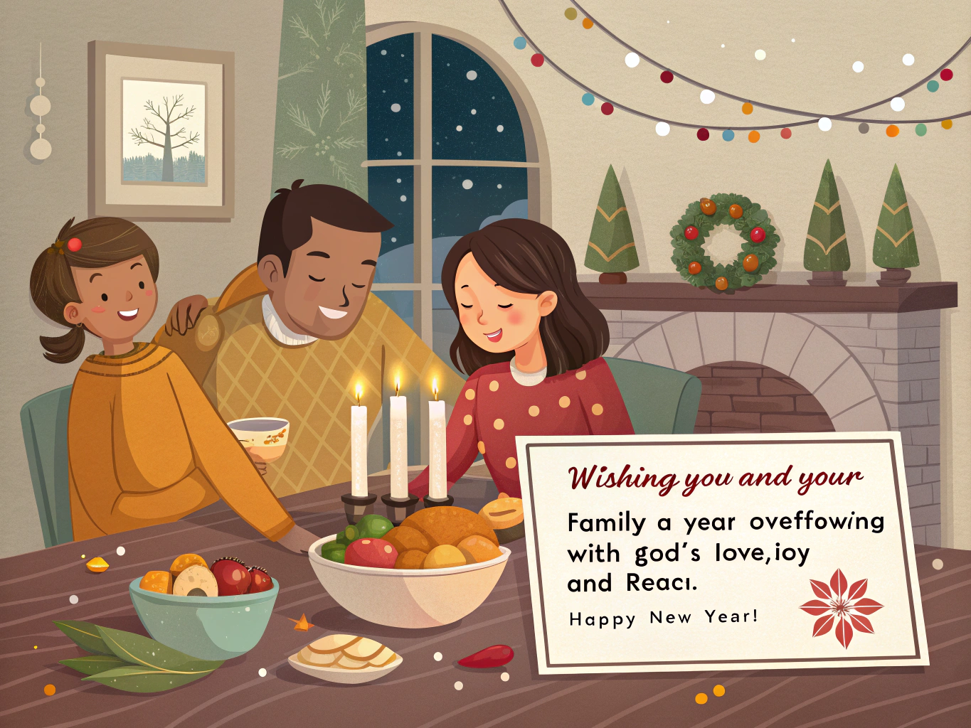 5. Christian Wishes for Friends and Family in the New Year