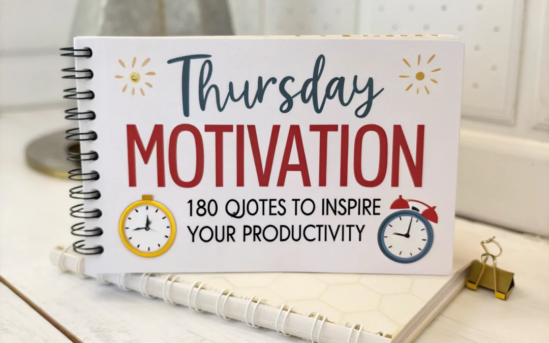 180 Thursday Motivational Quotes with Images to Inspire Your Productivity