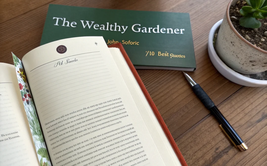 110 Best Quotes from The Wealthy Gardener (John Soforic)