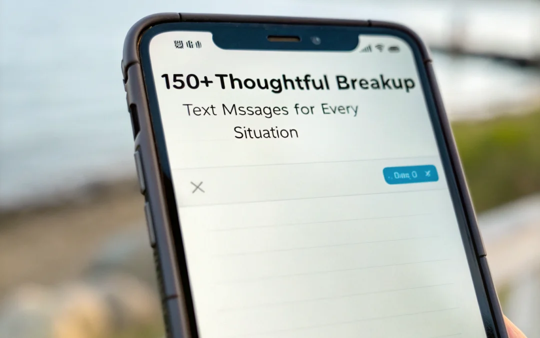 150+ Thoughtful Breakup Text Messages for Every Situation