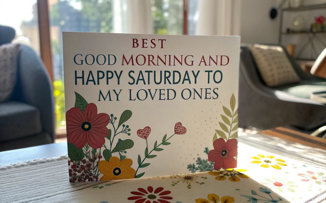 180 Best Good Morning and Happy Saturday Messages to Loved Ones