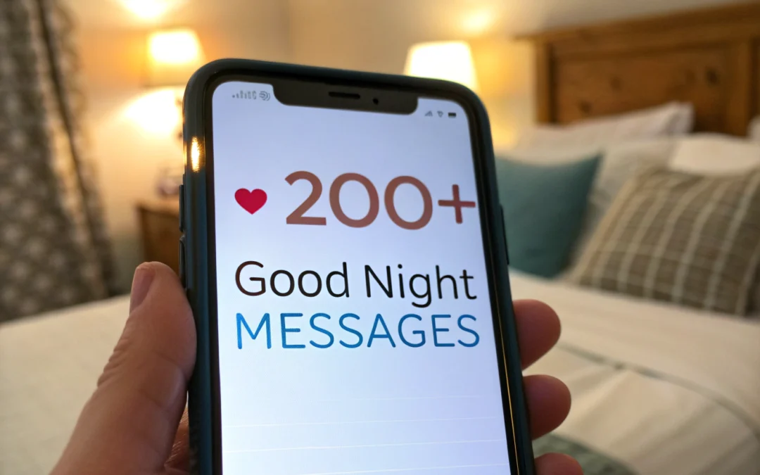 200+ Good Night Messages for Him to Touch His Heart