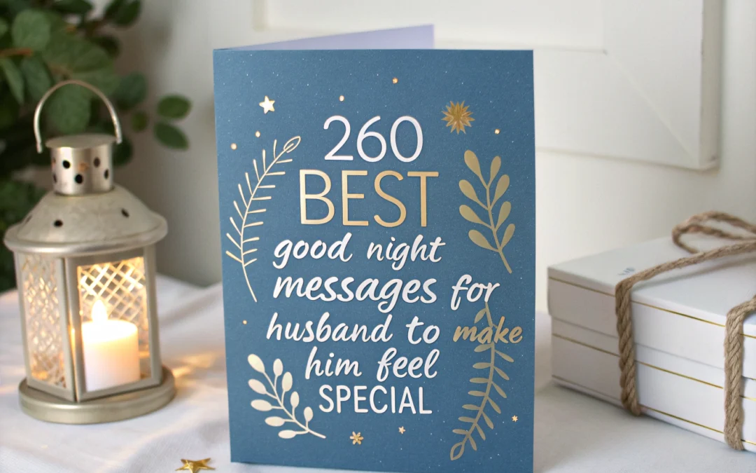 260 Best Good Night Messages for Husband to Make Him Feel Special