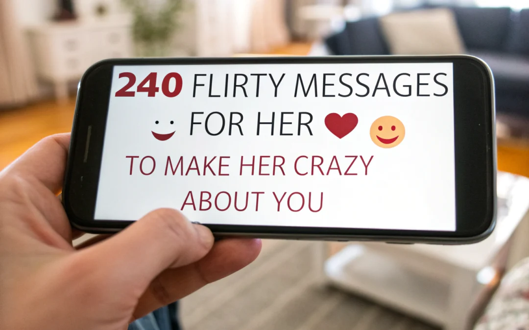 240 Flirty Messages for Her to Make Her Crazy About You (With Images)