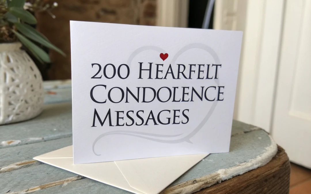 200 Heartfelt Condolence Messages to Send to Famliy, Friends and Colleagues (with Card Images)