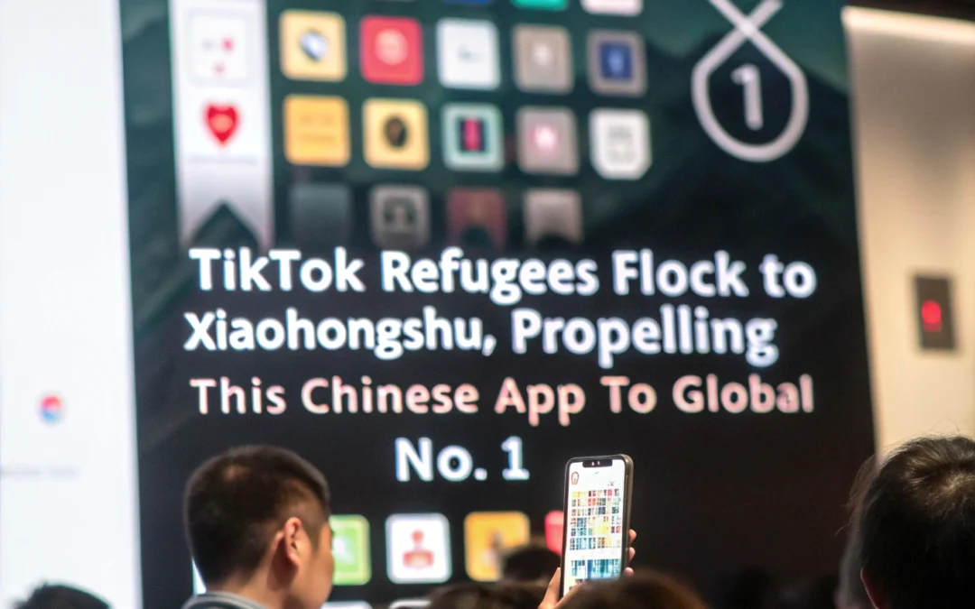 TikTok Refugees Flock to RedNote(Little Red Book), Propelling This Chinese App to Global No. 1