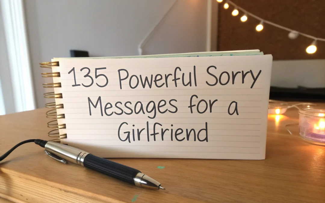 135 Powerful Sorry Messages for Girlfriend to Win Her Back