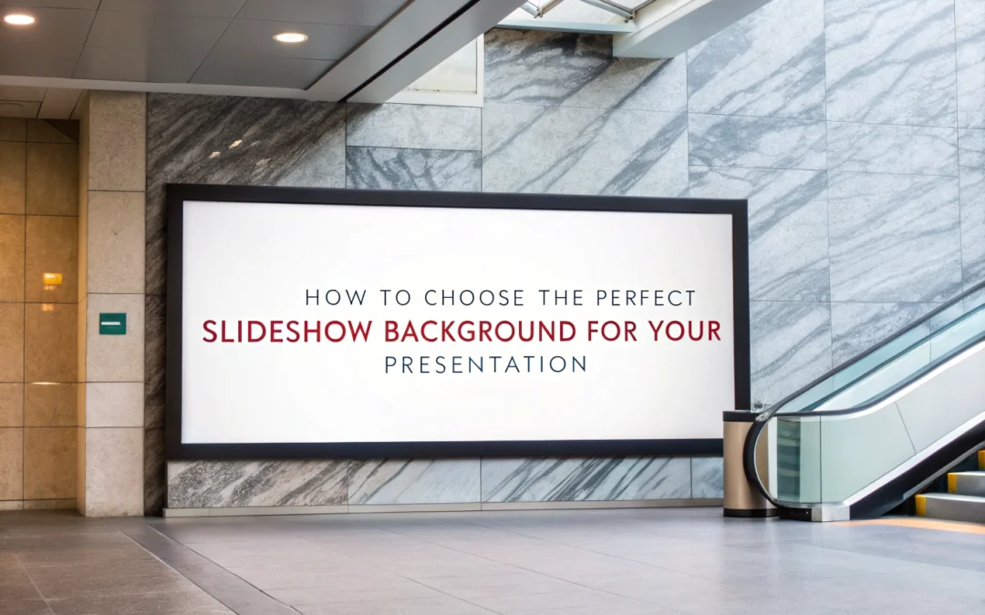 How to Choose the Perfect Slideshow Background for Your Presentation