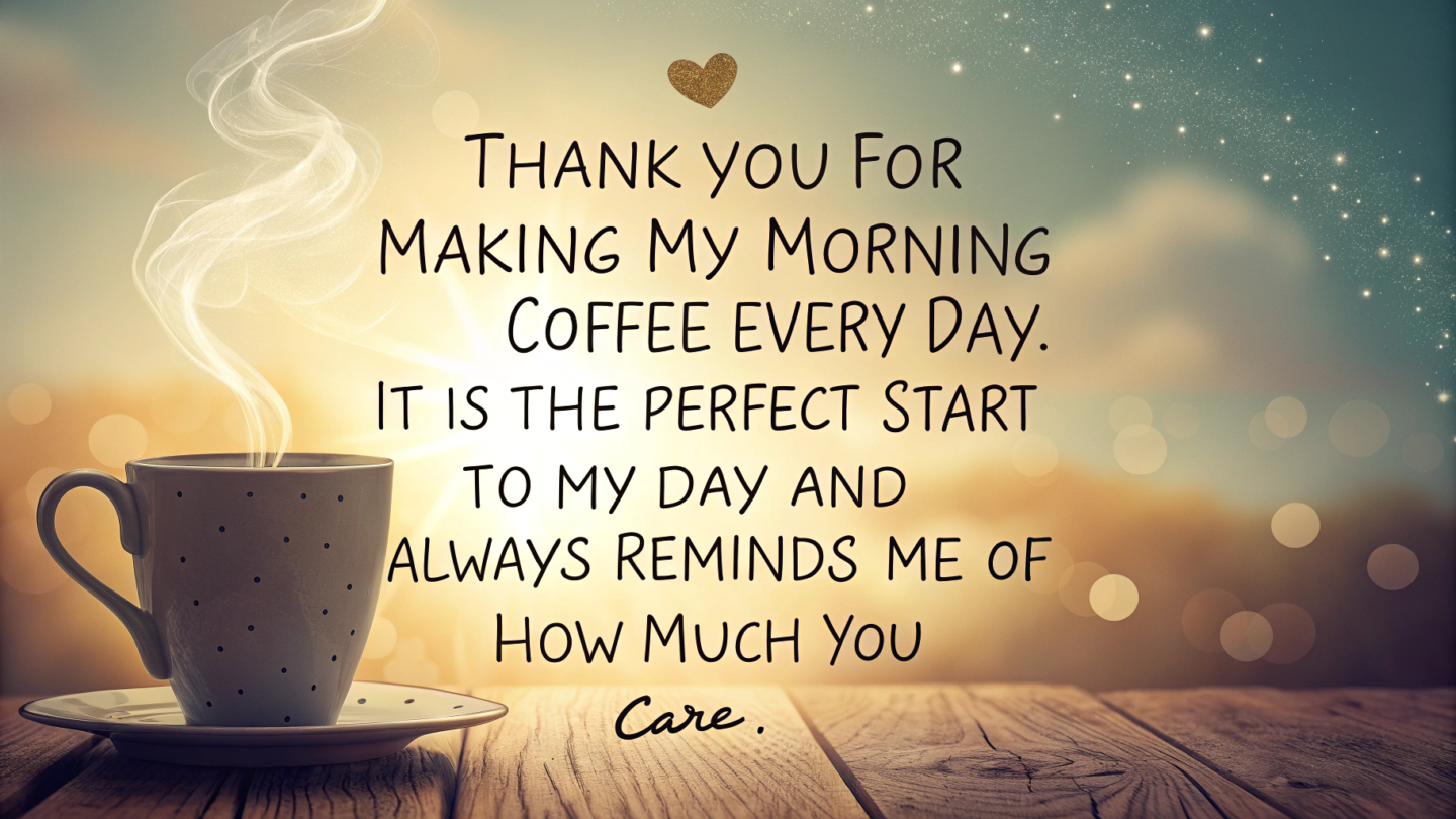 1. Everyday Care: Appreciation for the Little Things