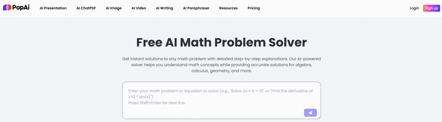 AI math solver：Solve Any Math Problem Instantly