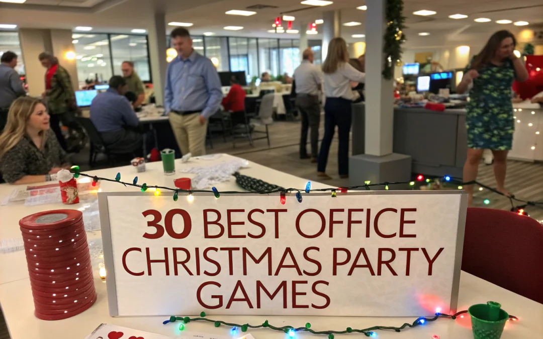 30 Best office Christmas Party Games for Work: Materials, Duration and Group Size 2024