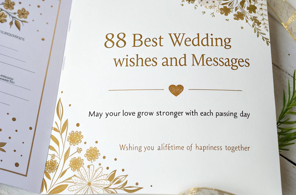 88 Best Wedding Wishes and Messages to Write in a Congratulations Card