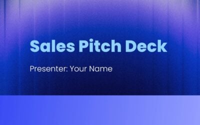 Sales Pitch Deck