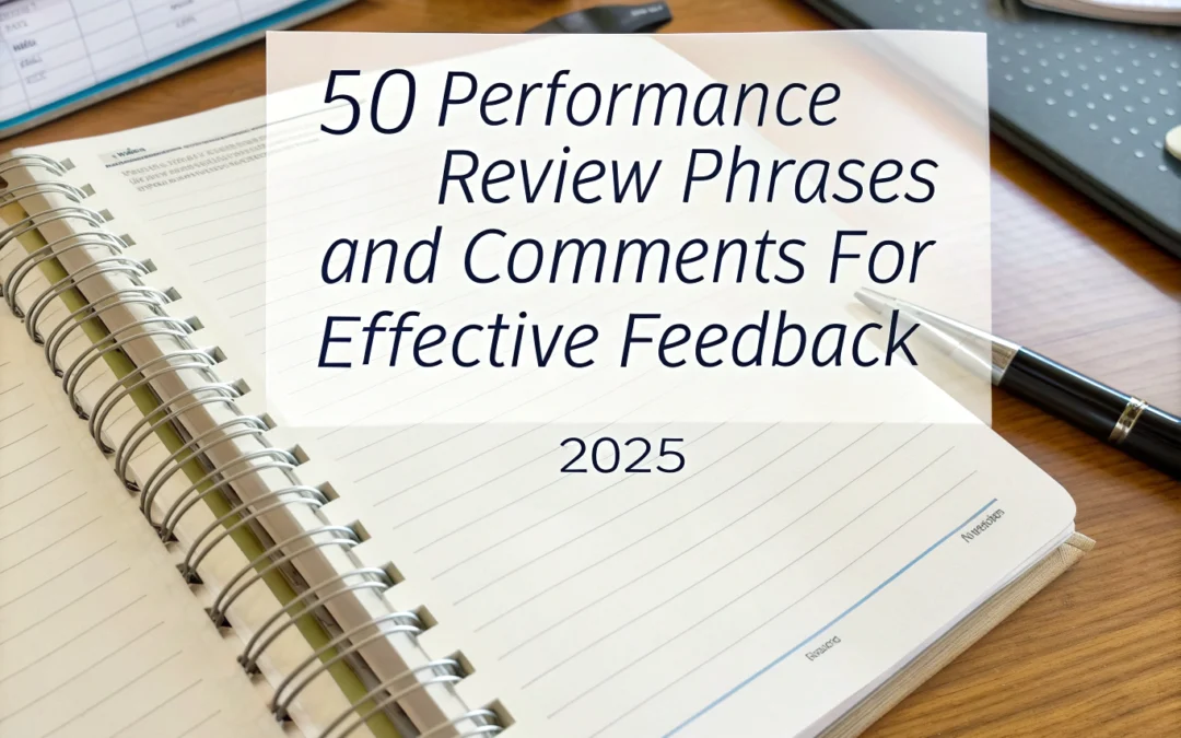 50 Performance Review Phrases and Comments for Effective Feedback 2025